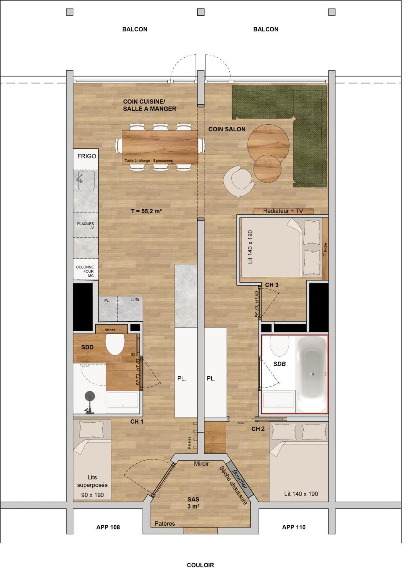 Arc 2000 - Appartement Ou Studio Avec Balcon Et Vue Les Arcs  Eksteriør billede
